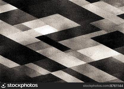 Vertical shot of white round lines abstract background 3d illustrated