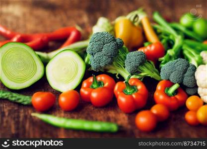 Vertical shot tasty fresh delicious vegetable 3d illustrated