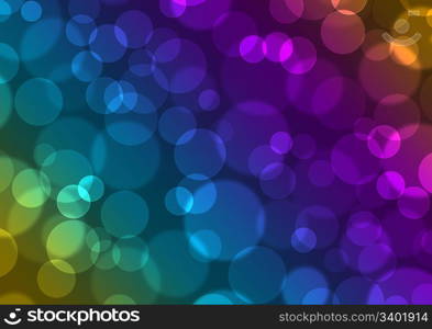 very big size abstract multicolor bokeh background