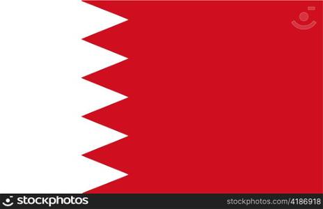very big size illustration country flag of bahrain