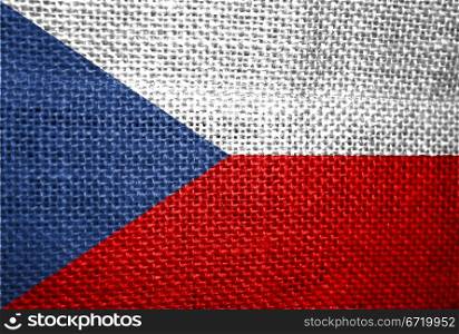 very big size illustration country flag of czech republic