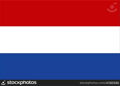 very big size illustration country flag of holland
