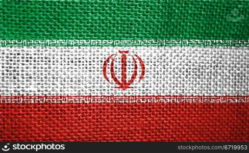 very big size illustration country flag of Iran