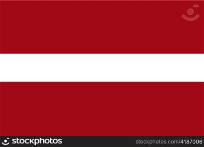 very big size illustration country flag of latvia