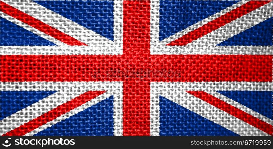very big size illustration country flag of United Kingdom