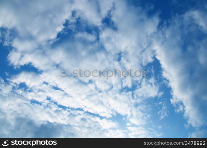 very blue sky nature background