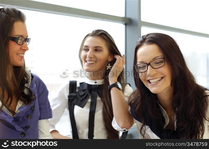 very funny laughing girlfriends Meeting
