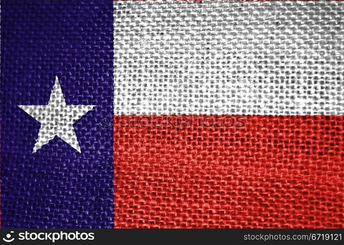 Very large 2d illustration of texas state flag