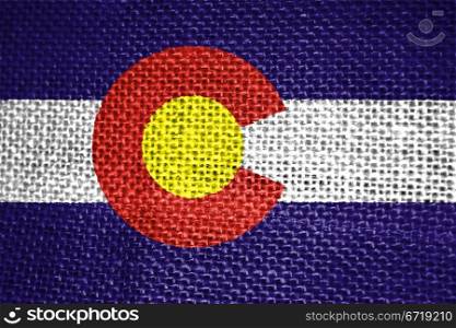 Very large illustration of colorado usa state flag