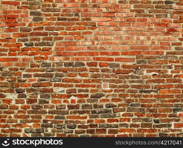 very old brick wall background