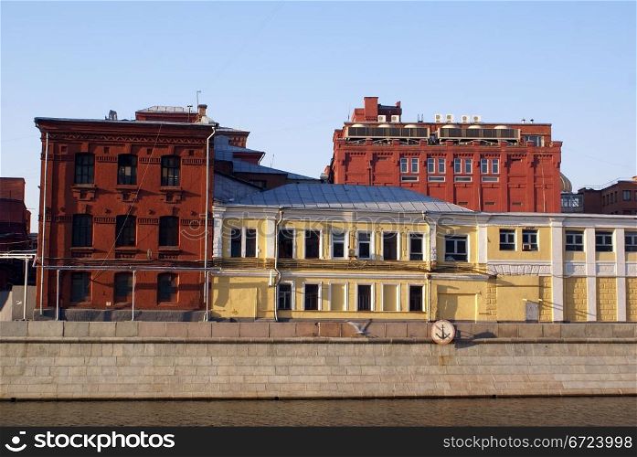 Very old factory in the center of Moscow, Russia