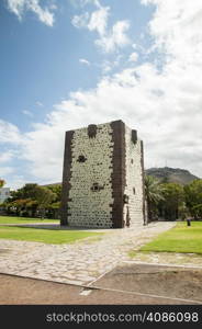 very old medieval castle on the island of La Gomera in the Canary Islands