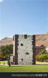 very old medieval castle on the island of La Gomera in the Canary Islands