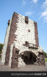 very old medieval castle on the island of La Gomera in the Canary Islands