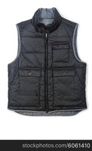 Vest isolated on the white background