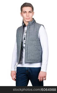 Vest isolated on the white background