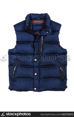 Vest isolated on the white background