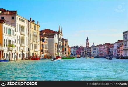 Vew of Grand Canal in Venice, Italy