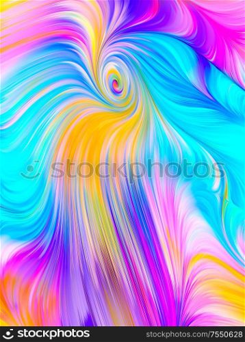 Vibrant Colorful Background design on subject of art and creativity. Perfume of Color series.