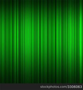 Vibrant green stripes graduated abstract background.