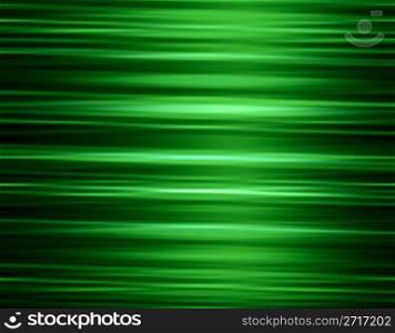 Vibrant green stripes. Imitation motion. Computer generated image