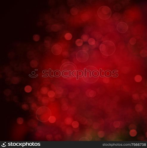 vibrant red valentines day background with bokeh lights. valentines day background