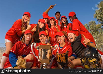 Victorious Softball Team