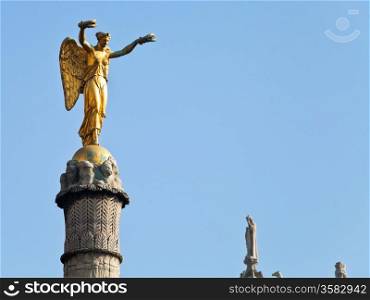 Victory Column at Place du Chatelet in Paris