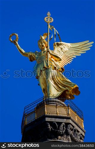 Victory Column Berlin. statue of victory (siegessaule)