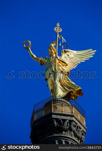 Victory Column Berlin. statue of victory (siegessaule)