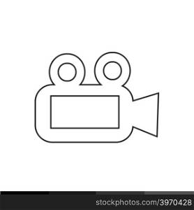 Video Camera Icon Illustration design