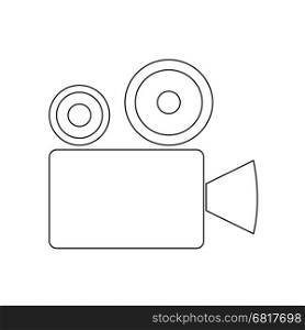 video camera icon illustration design