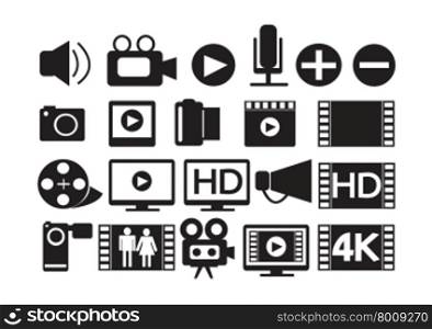 Video Movie Multimedia Icons