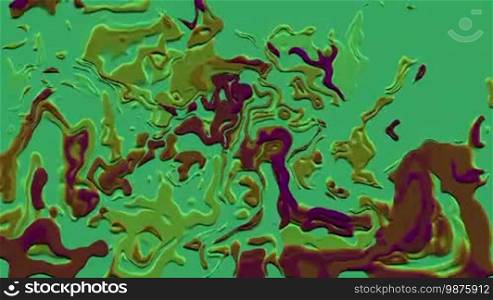 A computer-generated abstract background with fast-moving irregular cloud-like shapes