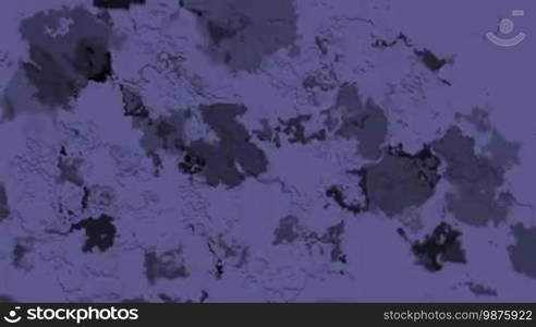 A computer-generated abstract background with fast-moving irregular cloud-like shapes