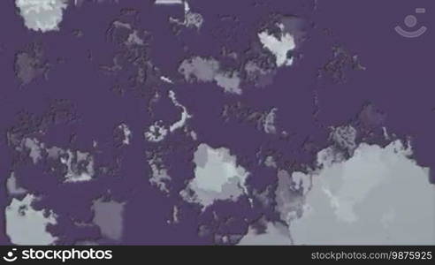 A computer-generated abstract background with fast-moving irregular cloud-like shapes