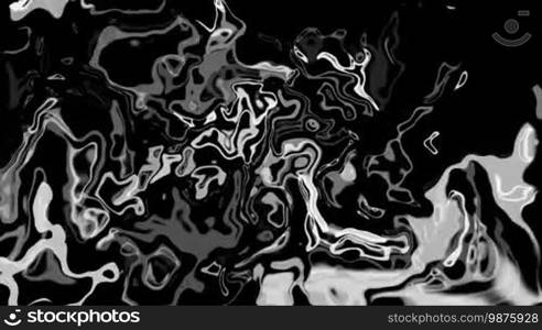 A computer-generated abstract background with fast-moving irregular cloud-like shapes