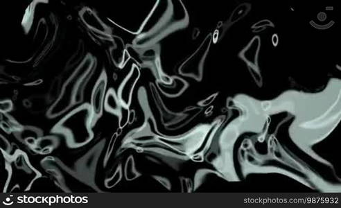 A computer-generated abstract background with fast-moving irregular cloud-like shapes