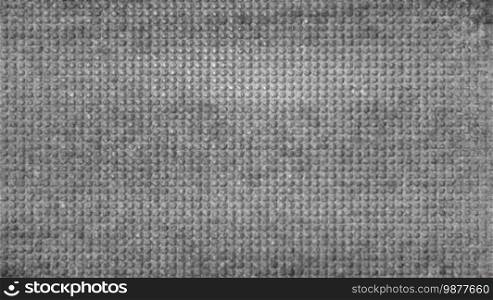 A computer-generated abstract background with stylized TV static and oscillating dots
