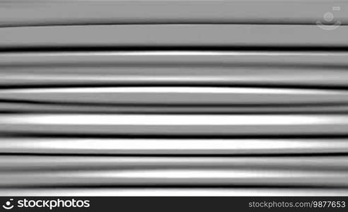 A computer generated animation of soft flowing horizontal lines