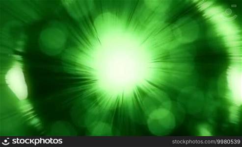 Abstract green shiny background