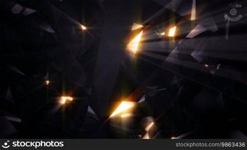 Abstract shining lights background - loopable CGI animation