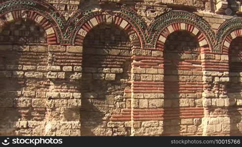 Ancient church in Nessebar - historical city in Bulgaria