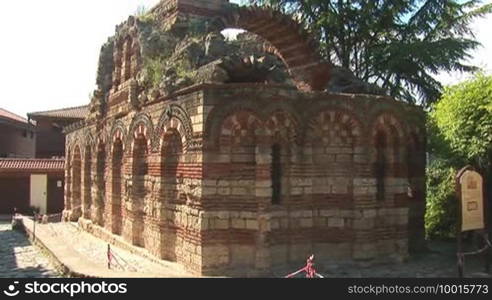 Ancient church in Nessebar - historical city in Bulgaria