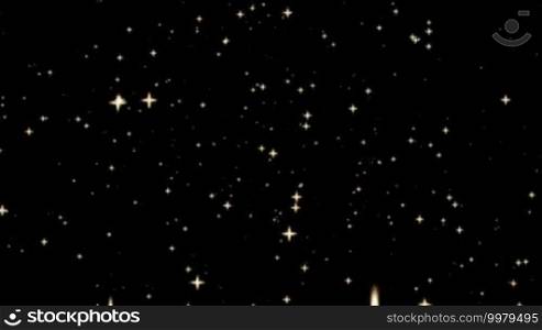 Background with stars in space