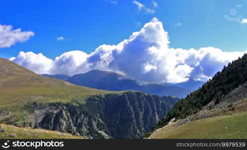 Beautiful mountain peaks in Spain (Pyrenees)