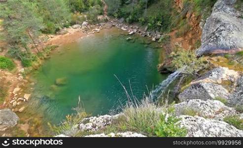 Beautiful small lake in Spain, Campdevanol