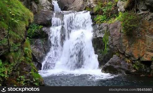 Beautiful veil cascading waterfalls