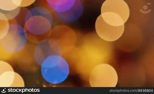 Blurred abstract background lights, beautiful Christmas.