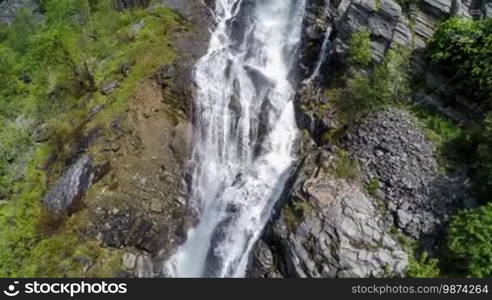Bratlandsdalen Flesaafossen Waterfall, Norway